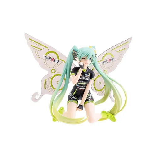 BANPRESTO Hatsune Miku Glass Factory 2017 Racing Miku Bonus Gift Scale Figures