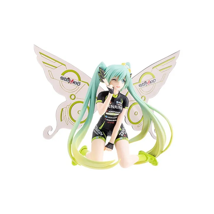 BANPRESTO Hatsune Miku Glass Factory 2017 Racing Miku Bonus Gift Scale Figures-0
