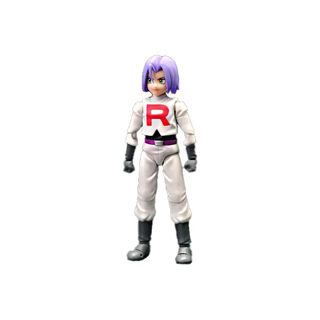 BANDAI Pokemon Bandai SHF Pokémon Team Rocket Action Figure Scale Figures 14cm/6cm-2