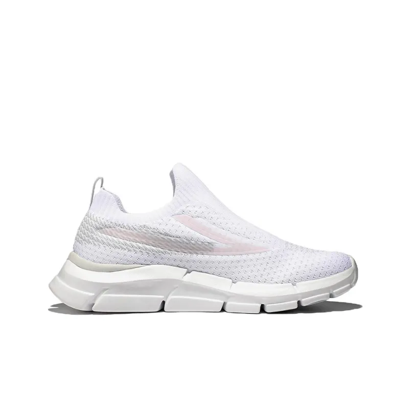 FILA RGB Peer 2.0 Low Top Running Shoes Men's White Pink Korean Style-1