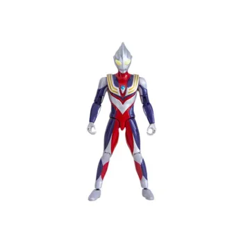 BANDAI Autobots Highly Poseable Collection Ultraman Tiga Deluxe Version Deluxe Version Scale Figures 14cm