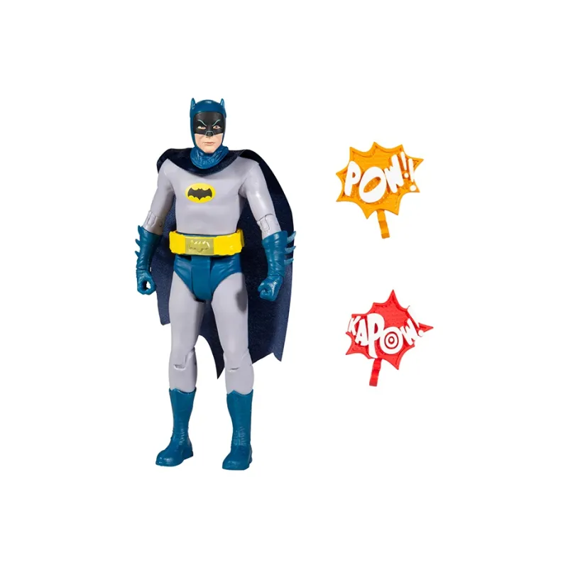 McFARLANE Batman 6 Inch DC Vintage 1966 Batcave Batmobile Bonus Gifts-0