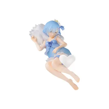 BANPRESTO Rem Glass Factory Ichiban Kuji Starting From Zero Drowsy Tea Party CAward Closing Eyes Rem Scale Figures 14cm