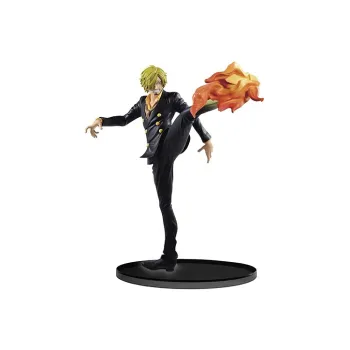 BANPRESTO Sanji Glass Factory One Piece One Piece Battle Moment Record Devil Wind Kick BRC Vinsmoke Scale Figures