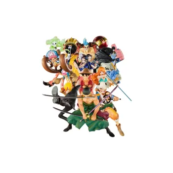 BANDAI Other Figuarts ZERO One Piece Animation 20th Anniversary Straw Hat Pirates Set Ten-Man Team Scale Figures