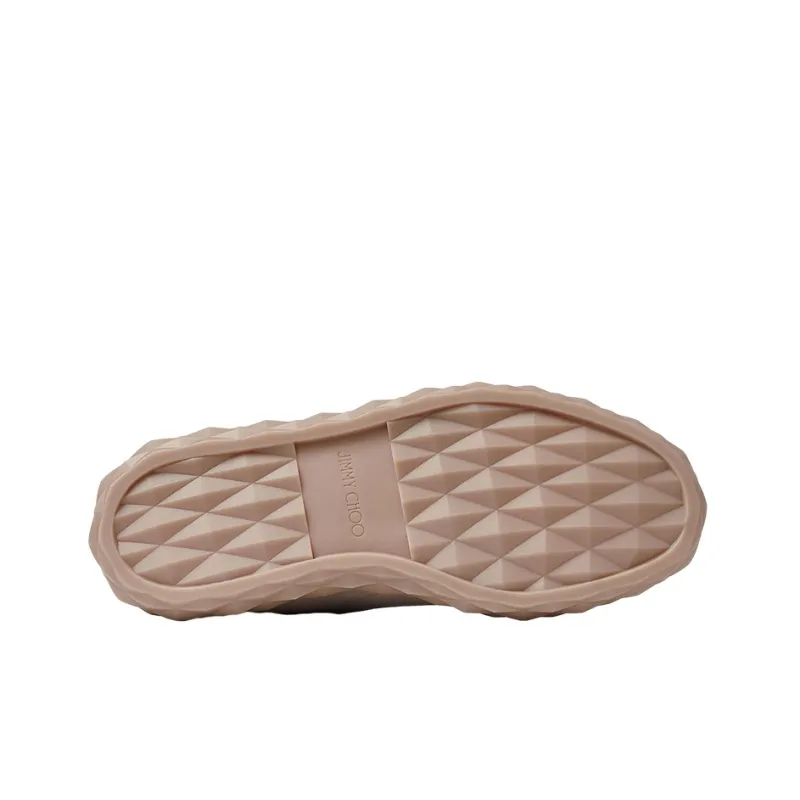 Jimmy Choo Low Top Skateboard Shoes Women's Pink-3