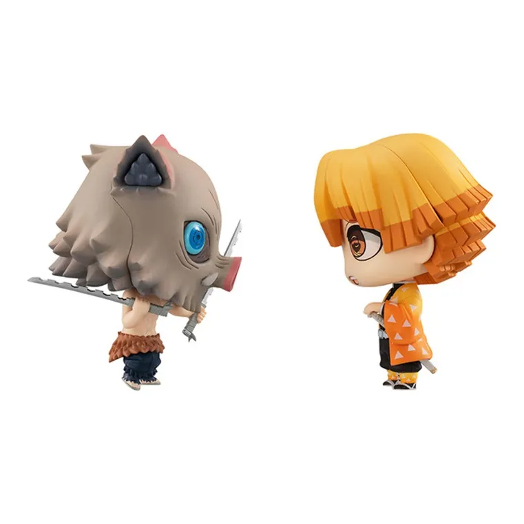 MegaHouse Zenitsu Agatsuma Demon Slayer  Kimetsu No Yaiba+Inosuke Hashibira 6.5cm Scale Figures-1