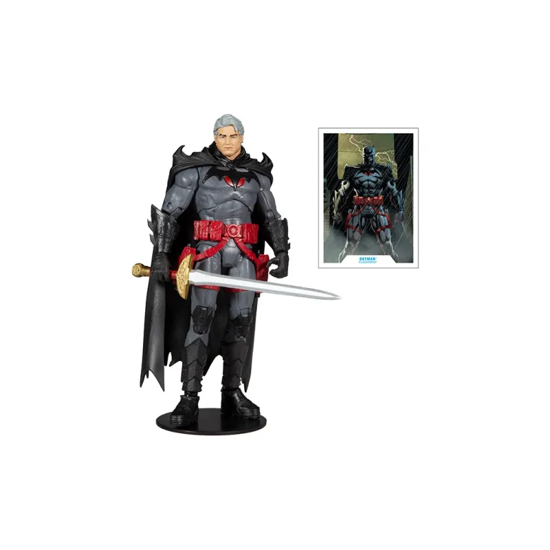 McFARLANE Batman DC Comic Ball Jointed Doll Flashpoint Revealed Edition Bonus Gifts-1