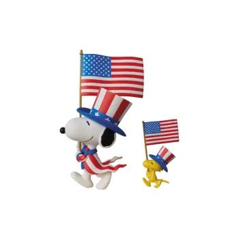 Medicom Toy Snoopy UDF Peanuts And Woodstock Scale Figures 12.7cm