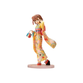 F NEX Mikoto Misaka A Certain Scientific Railgun T Long Sleeved Kimono Scale Figures 24cm