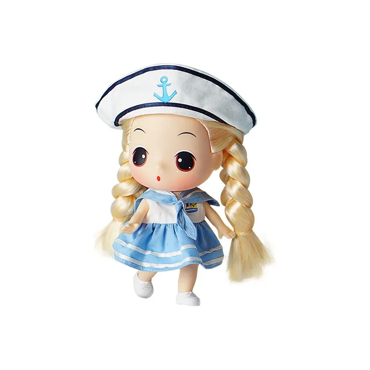Ddung Winter Camellia Marine Babydoll Girl Princess 18cm Ball Jointed Dolls-1