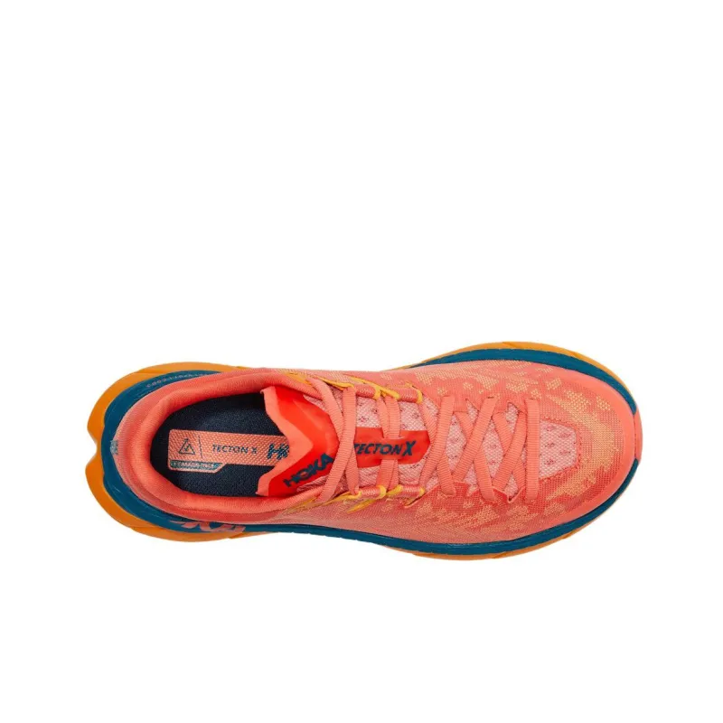 HOKA ONE ONE Tecton X 'Camellia Blue Coral' Women's-3