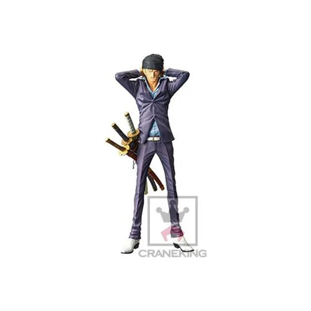 BANPRESTO Roronoa Zoro Glass Factory King Of Artists One Piece, Roronoa Zoro Purple Ver. Scale Figure Bonus Gifts-1