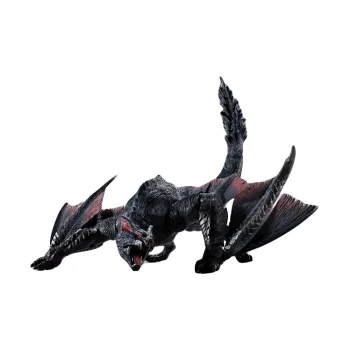 BANDAI S.H.MonsterArts Monster Hunter Nargacuga Action Figure Black