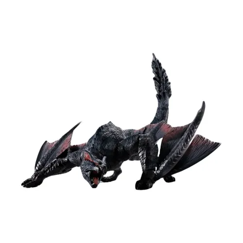 BANDAI S.H.MonsterArts Monster Hunter Nargacuga Action Figure Black