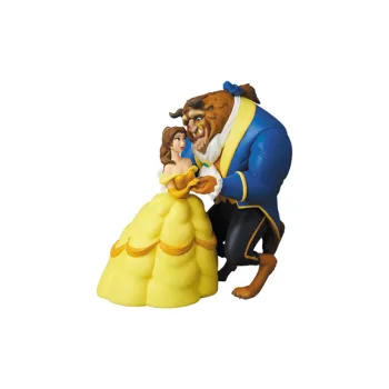 Medicom Toy Beast & Belle Udf Scale Figures 10cm