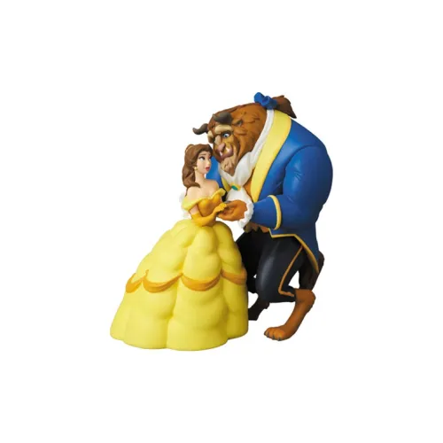 Medicom Toy Beast & Belle Udf Scale Figures 10cm