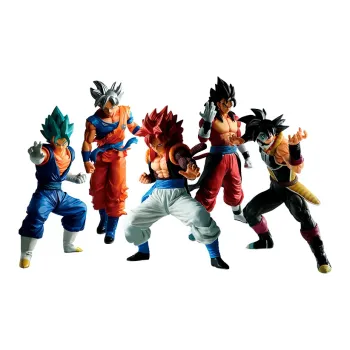 BANPRESTO Vegito Glasses Factory Limited Dragon Ball Gogeta & Zenkai Kaioken && Masked Saiyan Scale Figures