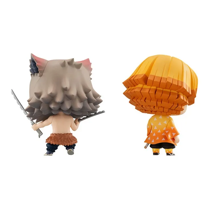 MegaHouse Zenitsu Agatsuma Demon Slayer  Kimetsu No Yaiba+Inosuke Hashibira 6.5cm Scale Figures-2