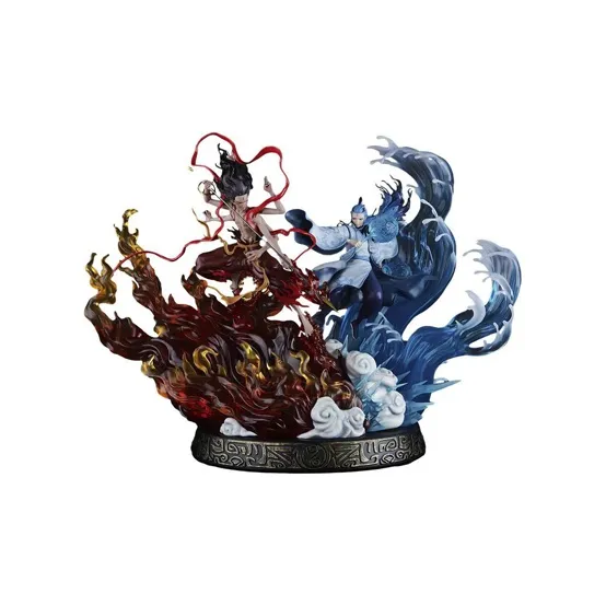 BANDAI Bntsh Overseas Limited Bndx Ne Zha  Descendants Of The Demon King Ne Zha Ao Bing Scale Figures 50cm-0