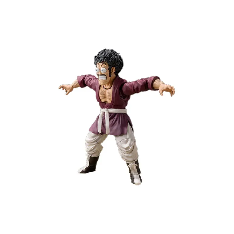 BANDAI S.H.Figuarts Dragon Ball Z Mr. Satan Action Figure Burgandy-3