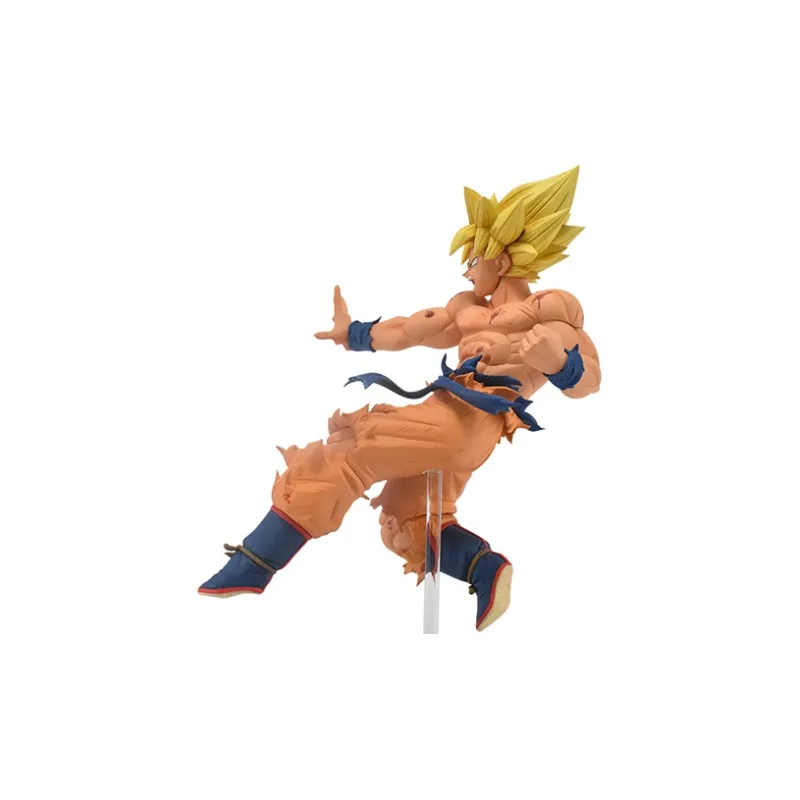 BANPRESTO Dragon Ball Super Drawn By Toyotaro!! Father-Son Kamehameha Super Saiyan Son Goku Figure Yellow-2