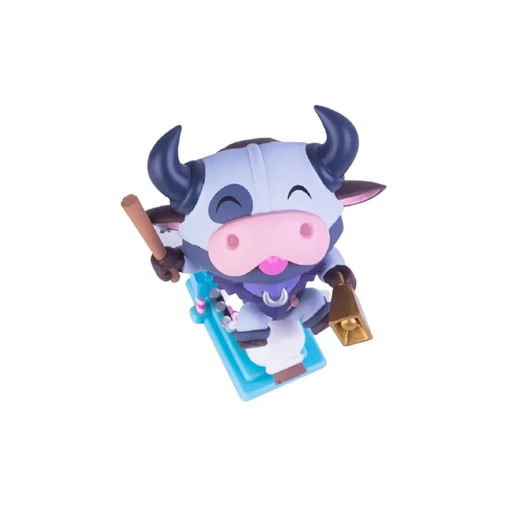 LEAGUE OF LEGENDS Alistar The Minotaur LOL League Of Legends Maista Ochre Bell Cow 12.5cm Chibi Figures-3