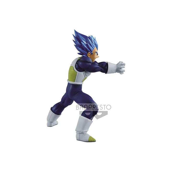 BANPRESTO Vegeta Glass Factory Maximatic Dragon Ball Super, Super Blue 19cm Bonus Gifts-1
