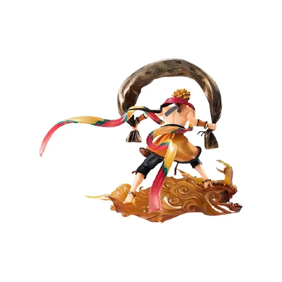 MegaHouse Naruto Uzumaki G.e.m. Remix Naruto Shippuden Ninetales Whirlpool Naruto Uzumaki Wind God 18cm Scale Figures-4