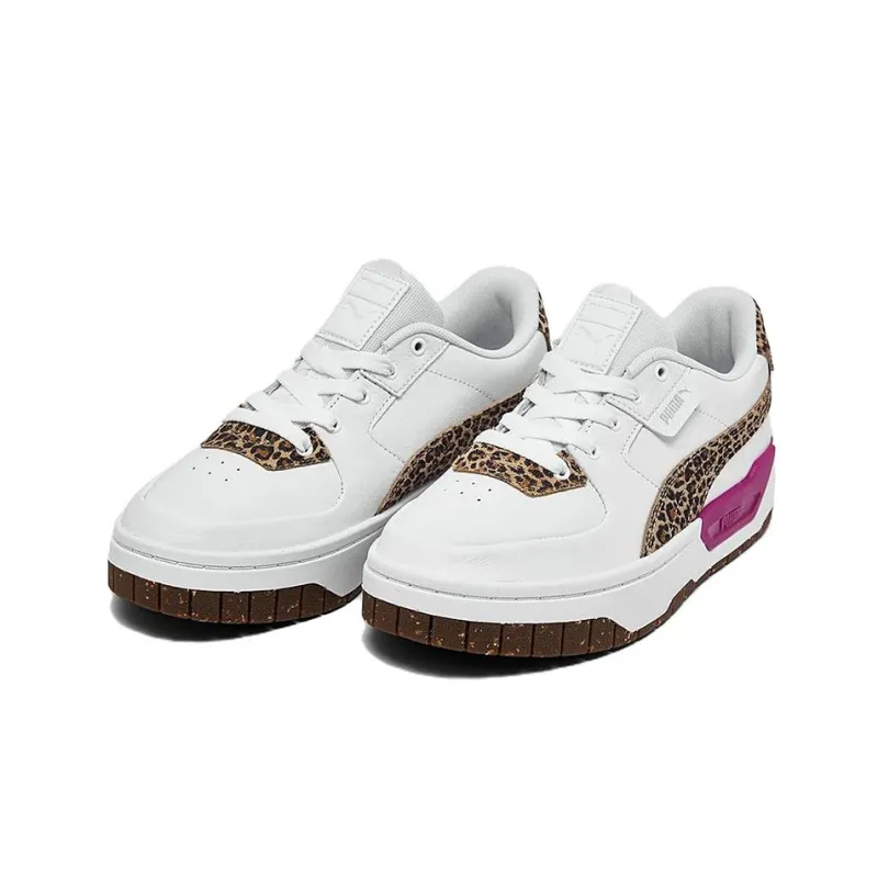 PUMA Cali Dream Casual Slip Resistant Cushioning Abrasion Resistant Low Top Skateboard Shoes Women's White-1