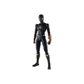 BANDAI Japan Marvel S.H. Figuarts Spider Man Black & Gold Suit Special Set Action Figure