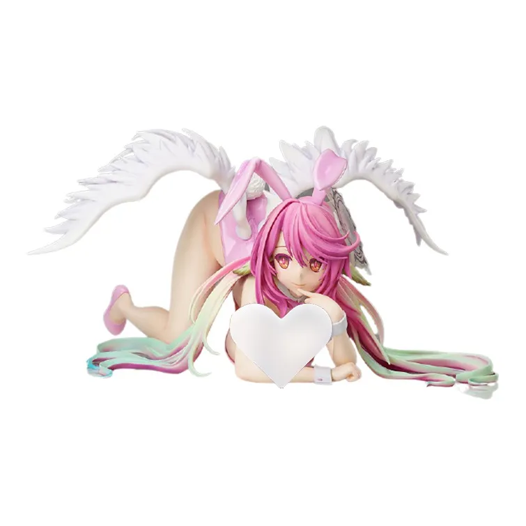 FREEing No Game No Life Jibril Bare Leg Bunny Girl Ver. Scale Figures 30cm-0