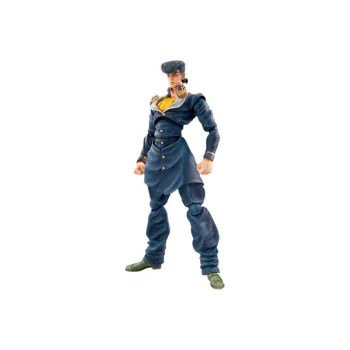 Medicos Super Action Statue JoJo's Bizarre Adventure Part 4 Diamond Is Unbreakable Josuke Higashikata Chozokado Re-Run Action Figure Blue