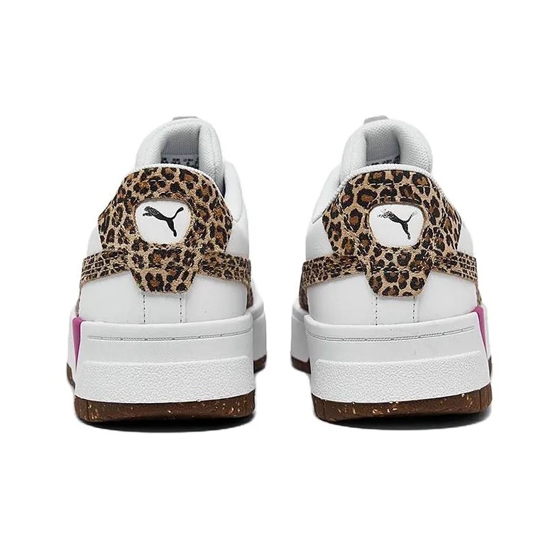 PUMA Cali Dream Casual Slip Resistant Cushioning Abrasion Resistant Low Top Skateboard Shoes Women's White-3