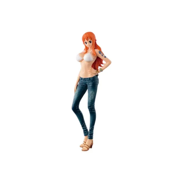 BANPRESTO JEANS FREAK Vol 2 One Piece Nami Bonus Gifts 16cm-0