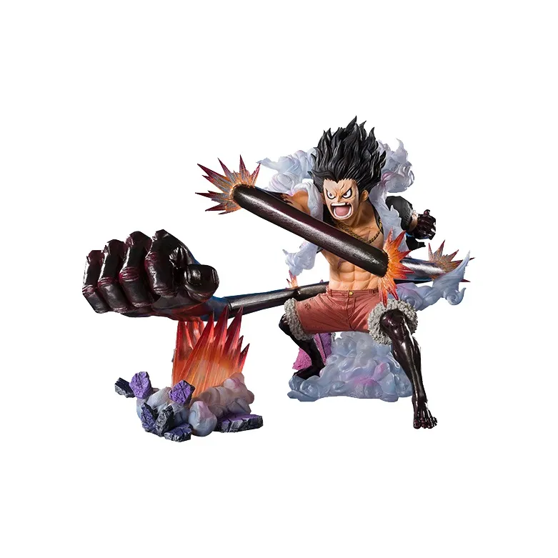 BANDAI Monkey D. Luffy Bandai Figurarts Zero Luffy Gear 4 King Cobra Action Figure One Piece Scale Figures-1