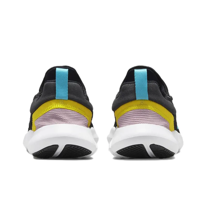 Nike Free Run 5.0 Dark Smoke Grey Vivid Sulfur Chlorine Blue-3