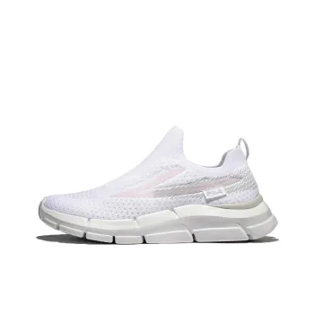 FILA RGB Peer 2.0 Low Top Running Shoes Men's White Pink Korean Style