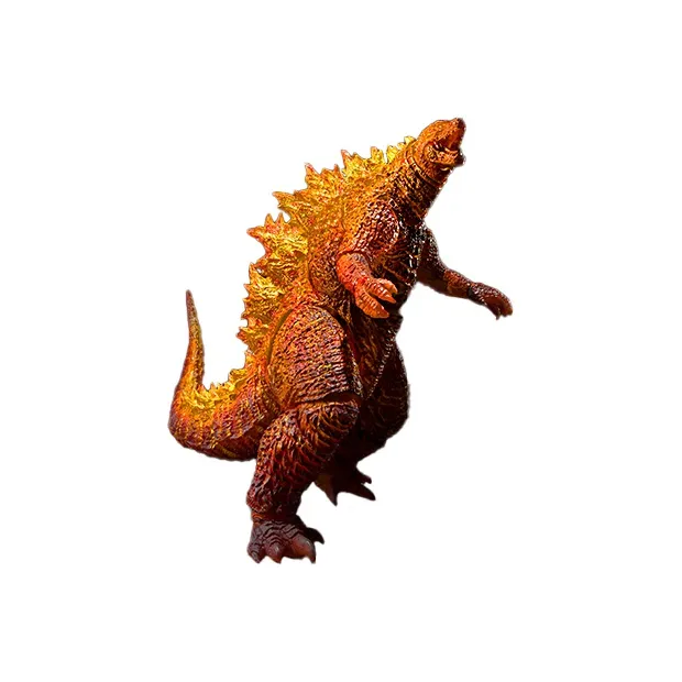 BANDAI S.H. MonsterArts Godzilla King Of The Monsters 2019 Burning Godzilla Action Figure Orange-2