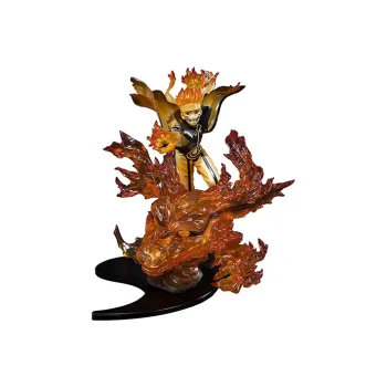 BANDAI Naruto Uzumaki Figuarts ZERO Naruto Ninetales The Nine Tailed Fox Reissued Version Scale Figures 21cm