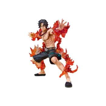 BANDAI Portgas D. Ace Figuarts Zero One Piece Portgas D. Ace Battle Ver. Scale Figures