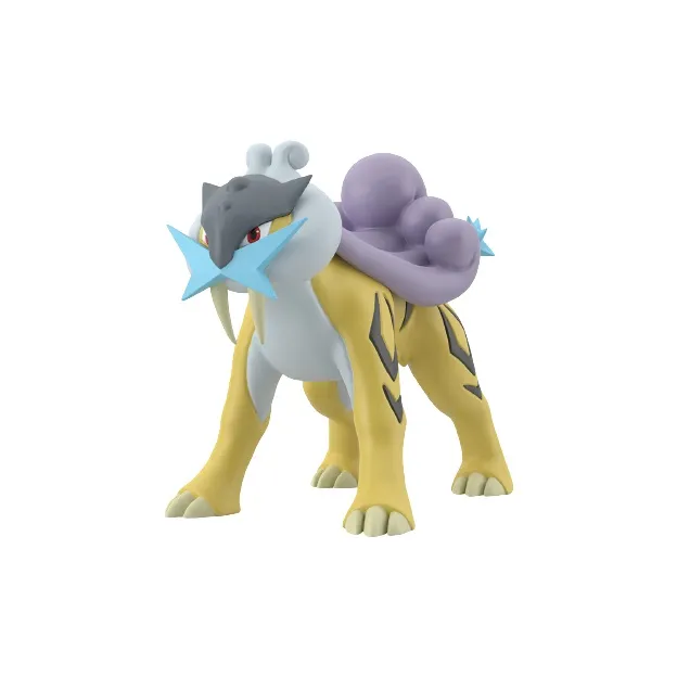 BANDAI Pokémon Character Collection Pokémon Scale World City Area Raijin Entei Water King Scale Figures-2