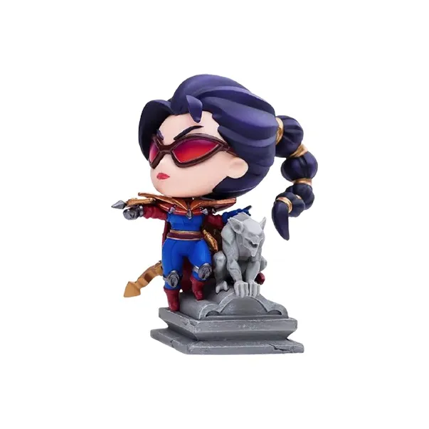 LEAGUE OF LEGENDS Night Hunter Wayne LOL League Of Legends, Dark Night Hunter Vayne 12.1cm Chibi Figures-1