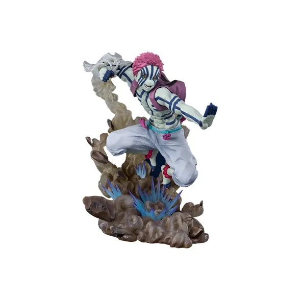 BANDAI Akaza Figuartszero Demon Slayer  Kimetsu No Yaiba, Upper Moon Three, With Base 18cm Scale Figures-0