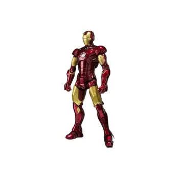 BANDAI Iron Man Marvel Avengers MK3 Mark Three With Base Poseable Scale Figures