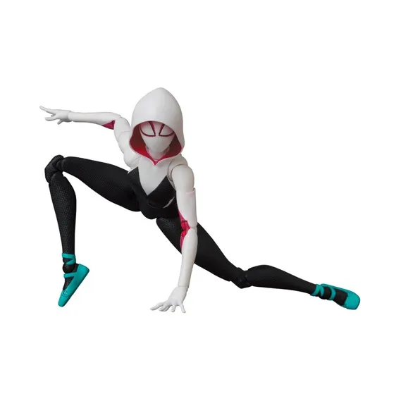 Medicom Spider Man Into The Spider Verse Mafex No.134 Spider Gwen & Spider Ham Action Figure-3