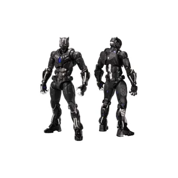 A Thousand Worth Of Practice Black Panther Fighting Armor Marvel Action Figures 16.5cm