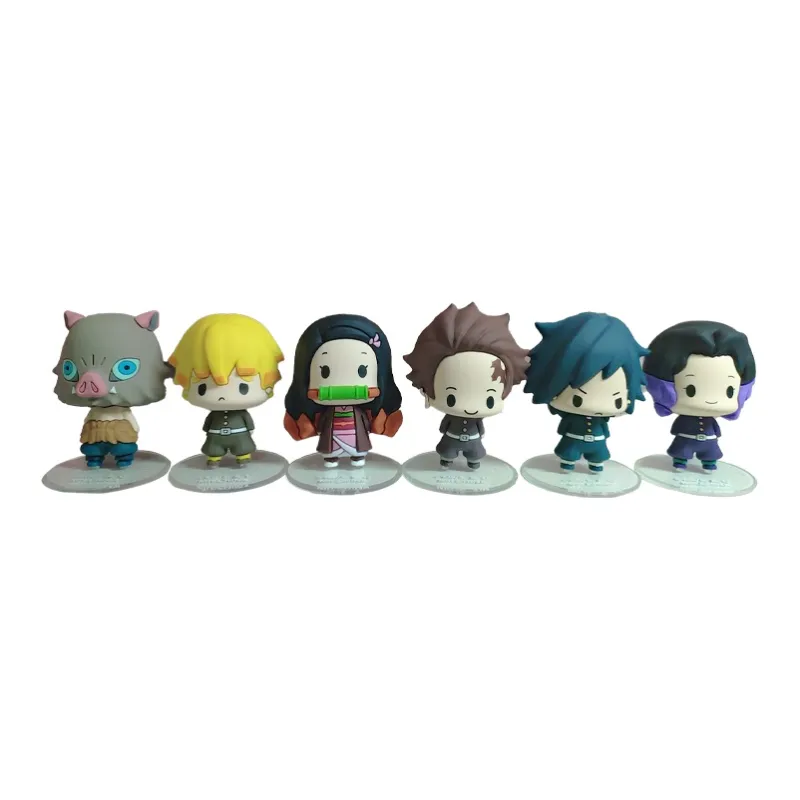 MegaHouse Nezuko Kamado Demon Slayer  Kimetsu No Yaiba Dodo Eyes Yui Hina Figure Complete Set Of 6 Pcs Scale Figures-6