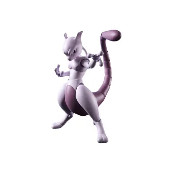 BANDAI Mewtwo Bandai S.H.Figuarts Pokémon Arts Remix Assembled Model 14cm Scale Figures