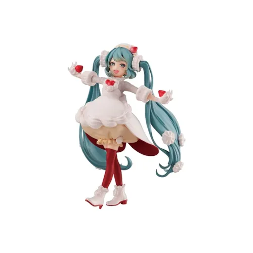 FURYU Hatsune Miku Vocaloid Strawberry Pastry Figure Bonus Gifts